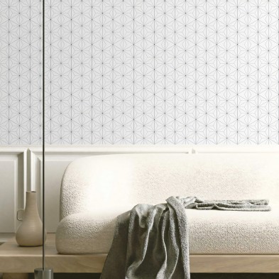 Hexágonos Abstractos 1 vinilo autoadhesivo lavable para muebles paredes suelos geometrico cocinas dormitorios interior  lokoloko