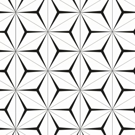 Abstract Hexagons 2 washable self-adhesive vinyl for furniture walls floors modern lokoloko
