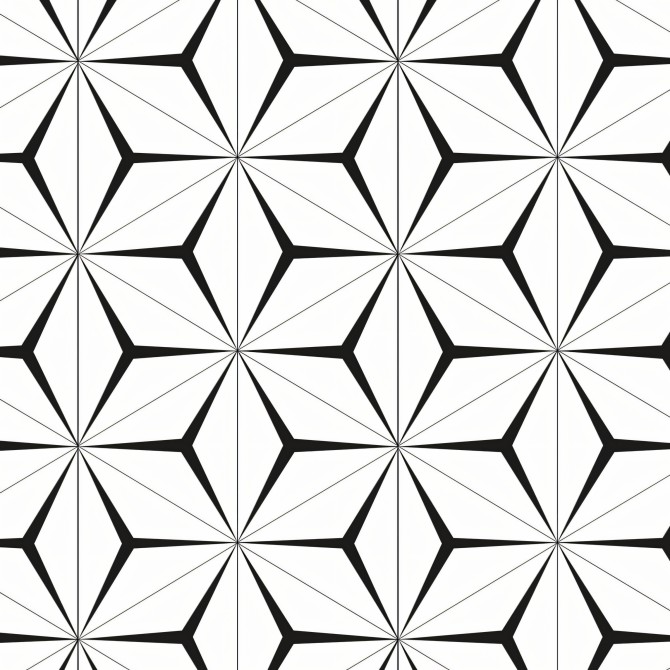 Abstract Hexagons 2 washable self-adhesive vinyl for furniture walls floors modern lokoloko