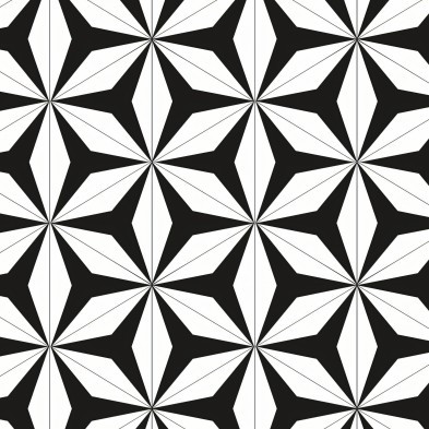 Abstract Hexagons 3 modern washable self-adhesive vinyls lokoloko detail