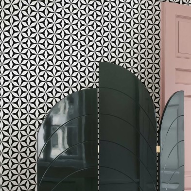 Abstract Hexagons 3 washable self adhesive vinyl for furniture walls floors kitchens toilets bedrooms living rooms lokoloko