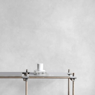 Minimal Grey Concrete - Seco-friendly  self-adhesive wallpaper livingroom hall minimal japandi grey lokoloko