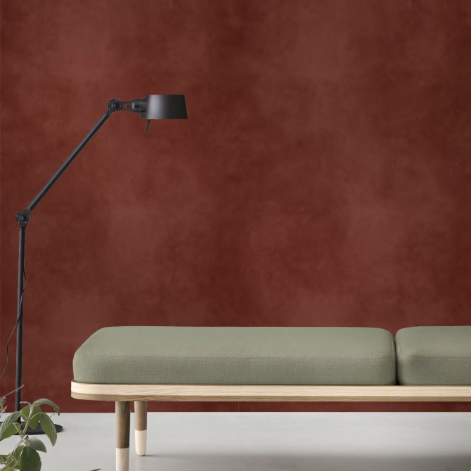 Hormigón Rojo Oscuro - Papel pintado pared autoadhesivo ecologico sinPVC para salones dormitorios recibidores pasillos lokoloko