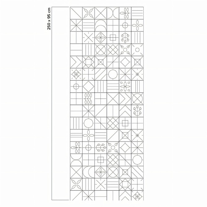 Vasili 1 - eco-friendly pvcfree self-adhesive wallpaper livingroom hall minimal japandi lokoloko