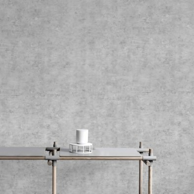 Cemento Industrial Nórdico - Papel pintado pared autoadhesivo ecologico sinPVC recibidores pasillos japandi gris lokoloko
