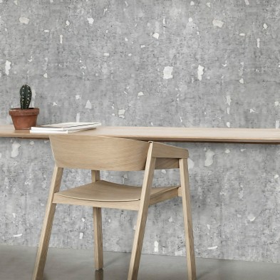 Cemento New Age - papel pared pintado autoadhesivo sinpvc ecologico recibidor  salon minimal japandi gris lokoloko