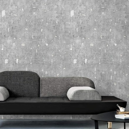 Cemento New Age - papel pared pintado autoadhesivo sinpvc ecologico recibidor  salon minimal japandi gris lokoloko