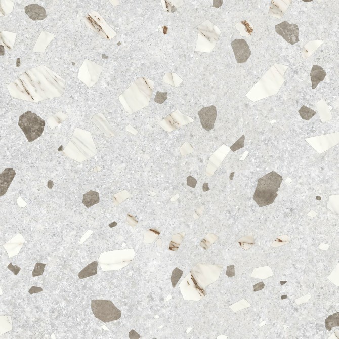 Calacatta Marble Terrazzo - Self-adhesive eco-friendly PVC-free wallpaper for living rooms bedrooms halls corridors lokoloko 