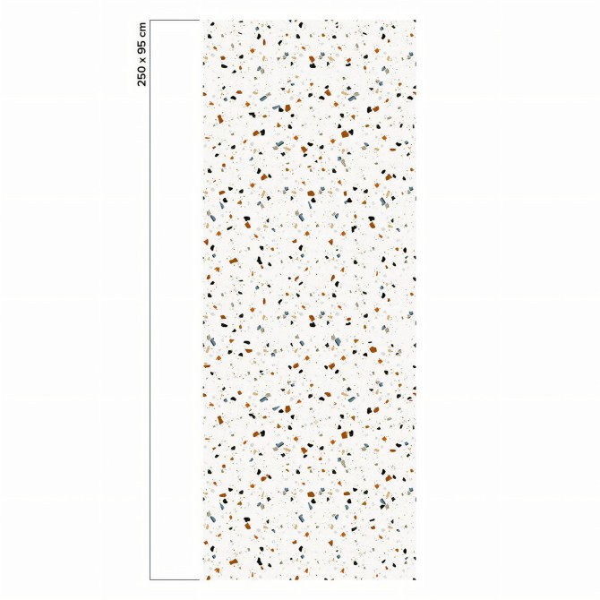 Ducal Terrazzo - Self-adhesive eco-friendly PVC-free wallpaper for living rooms bedrooms halls corridors lokoloko 
