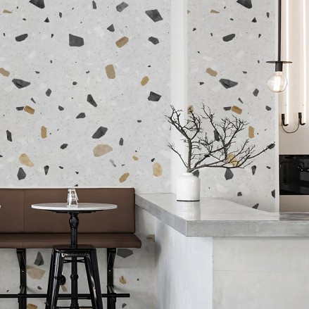 Pesaro Terrazzo - Self-adhesive eco-friendly PVC-free wallpaper for living rooms bedrooms halls corridors lokoloko 