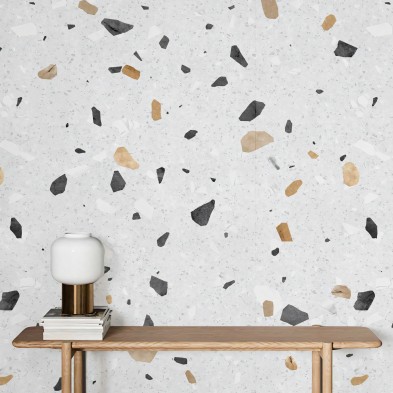 Pesaro Terrazzo - Self-adhesive eco-friendly PVC-free wallpaper for living rooms bedrooms halls corridors lokoloko 