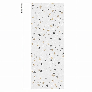 Terrazo Pesaro - Papel pintado pared autoadhesivo ecologico sinPVC para salones dormitorios recibidores pasillos lokoloko