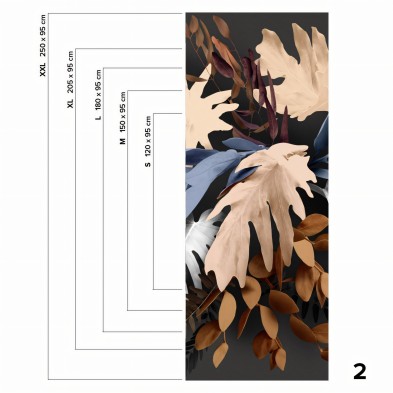 Bohemia - Pieza 2 - Mural de vinilo autoadhesivo lavable para forrar paredes