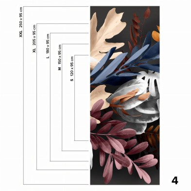 Bohemia - Pieza 4 - Mural de vinilo autoadhesivo lavable para forrar paredes