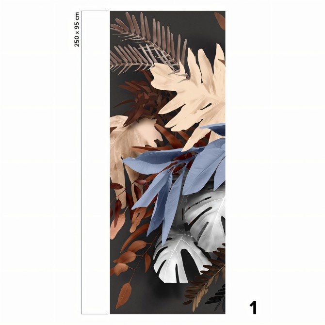 Bohemia - Eco-friendly self-adhesive wallpaper mural - Piece 1 - Lokoloko