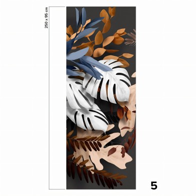 Bohemia - Papel pintado pared ecológico autoadhesivo para superficies lisas - Pieza 5 - Lokoloko.