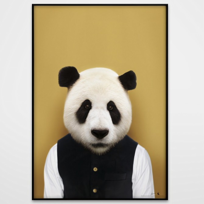 Panda Bear Model-washable-poster-for-exterior-interior-dog-decoration-fun-original-modern-style-lokoloko
