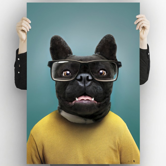 Cool Dog Model 1-poster-washable-for-exterior-interior-dog-decoration-fun-original-modern-style-lokoloko