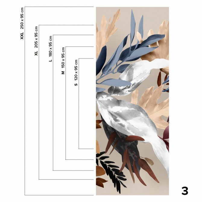 Glam - Pieza 3 - Mural de vinilo autoadhesivo lavable para forrar paredes