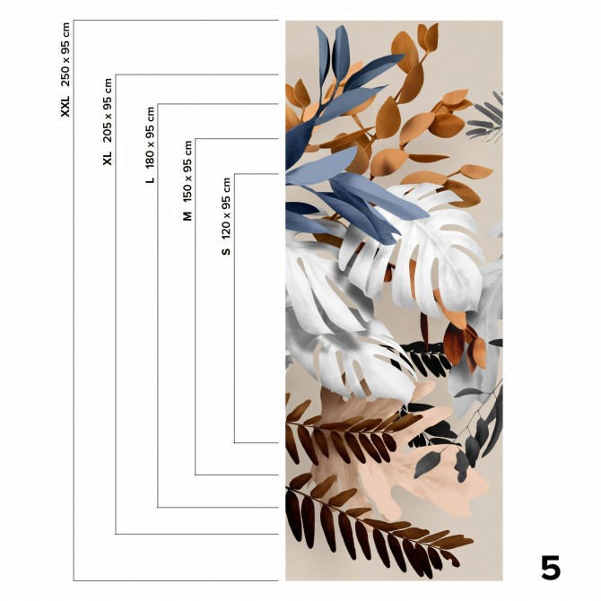 Glam - piece 5 Vinyl Wall detail