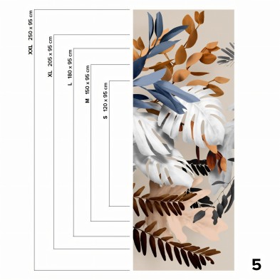 Glam - Pieza 5 - Mural de vinilo autoadhesivo lavable para forrar paredes