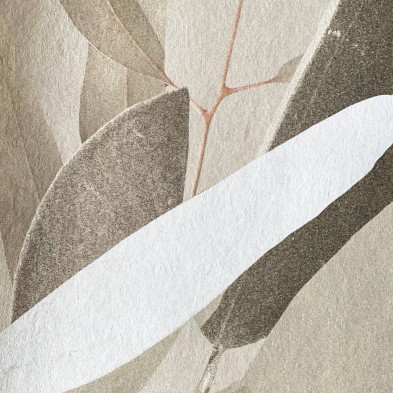 Galana - Eco-friendly self-adhesive wall paper detail without pvc walls living room corridor plant minimalism warm lokoloko