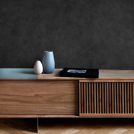 Hormigón Noche -  vinilo lavable autoadhesivo opaco para paredes, muebles y suelos baños, cocinas, recibidores, lokoloko