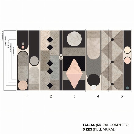  Great Gatsby - washable self-adhesive vinyl for walls living rooms hallways hallways loko loko