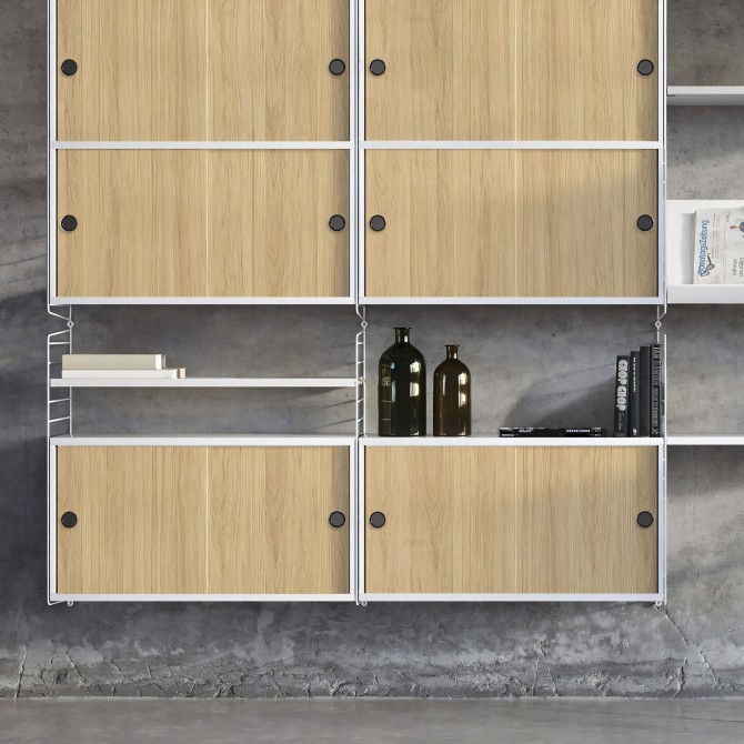 Wood Bergen. Washable self-adhesive eco inks. Vinyl for furniture living room or dining room sideboards. Lokoloko