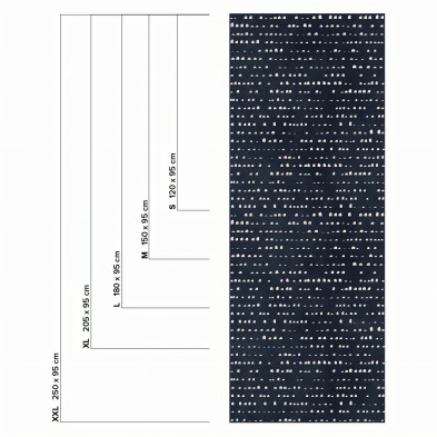 Serene Night.  Sizes Washable texture self-adhesive vinyl for furniture & walls. Lokoloko