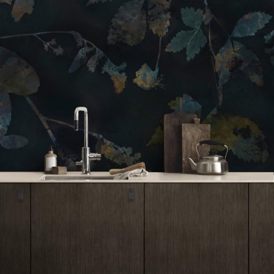 Nocturna - Mural de vinilo lavable autoadhesivo para renovar paredes azulejos, frente o muebles de cocina 