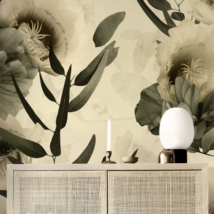 Deva - Eco-friendly self-adhesive wallpaper mural for living-room walls - Lokoloko
