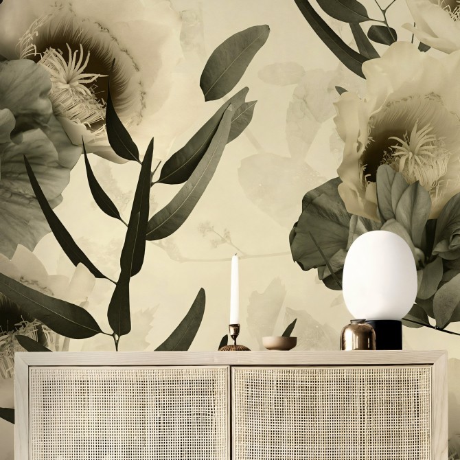 Deva - Eco-friendly self-adhesive wallpaper mural for living-room walls - Lokoloko