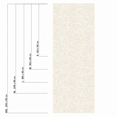 Mauro Terrazzo - sizes - washable self-adhesive opaque vynil for furniture, floor and walls kitchen bathroom lokoloko