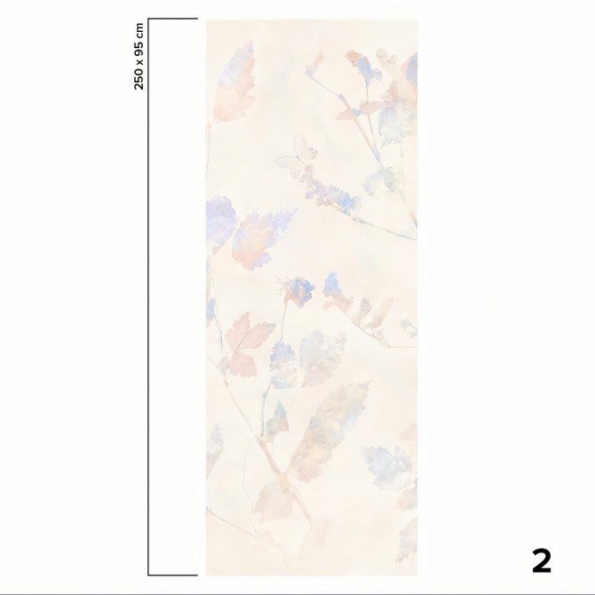 Aomori - Papel pintado pared ecologico autoadhesivo para superficies lisas - Pieza 2 - Lokoloko.