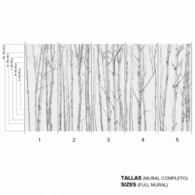 The Forest - Full mural adhesive vinyl