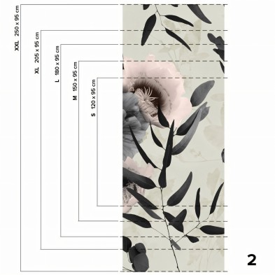Daila -  piece - washable self-adhesive vinyl mural for kitchens bathrooms furniture walls lokoloko