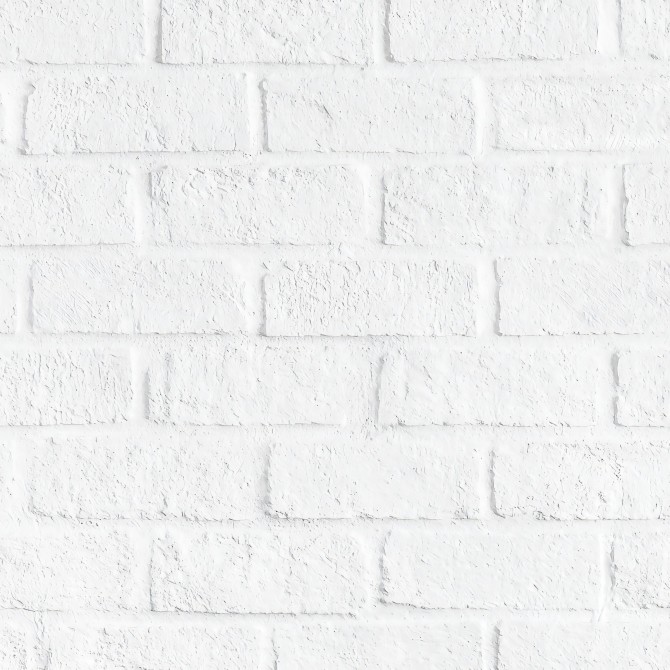 White Brick. Washable self-adhesive eco inks. Vinyl for furniture, walls and floors bathroom kitchen, details . Lokokoko