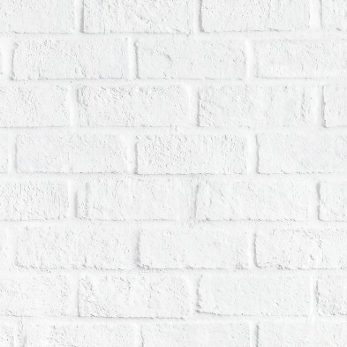 Ladrillo Blanco. Vinilo lavable autoadhesivo para muebles y paredes, color o forma diseño, detalle. Lokoloko
