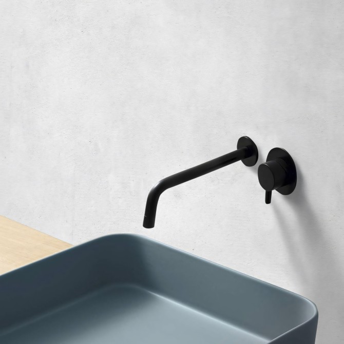 Minimal Grey Concrete - washable self-adhesive opaque vynil for furniture and walls lokoloko