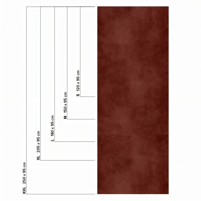 Dark red concrete.  Washable self-adhesive opaque vynil for furniture and walls. Lokoloko