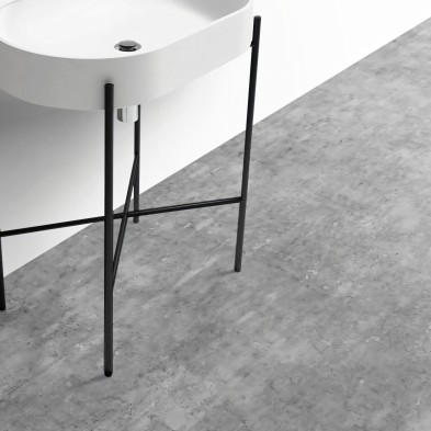 Cemento indutrial oscuro - Vinilo para muebles, suelos y pared