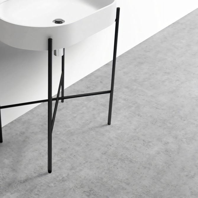 Vinilo cemento inductrial nordico para suelos con antideslizante para baños. Resistente al agua, antibacterias.
