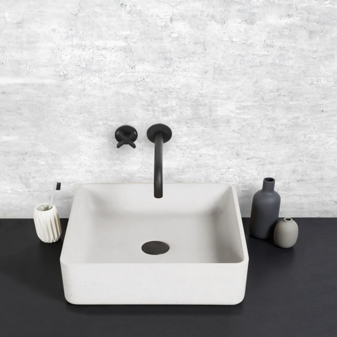 Light industrial concrete - washable self-adhesive vynil for furniture and walls