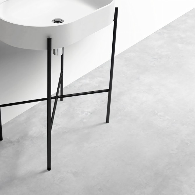 Oiza Cement - washable self-adhesive vynil for furniture, floor and walls