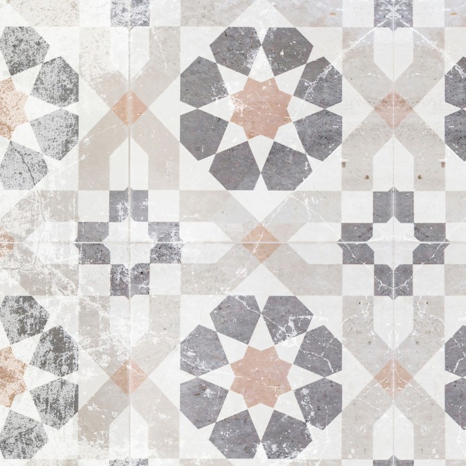 Worn ceramic 2. Washable self-adhesive vinyl for furniture & walls. Lokoloko
