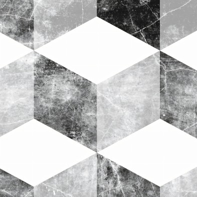 Worn Cubes. Washable self-adhesive vinyl for furniture & walls. Lokoloko