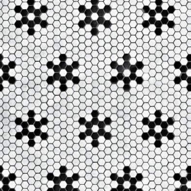 Mosaico de Estrellas Negras. Vinilo lavable, tintas ecologicas, resistente al agua, antibacterias para forrar muebles y paredes.