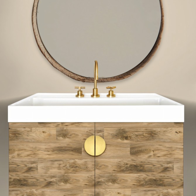 Wood Texture 17 Washable vinyl, eco-friendly inks, water resistant, antibacterial for bathroom furniture. Lokoloko