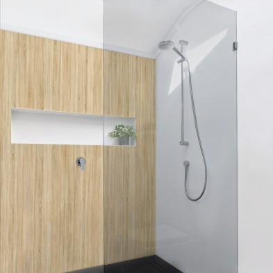 Wood 20 Washable vinyl, eco-friendly inks, water resistant, antibacterial for shower wall tiles. Lokoloko